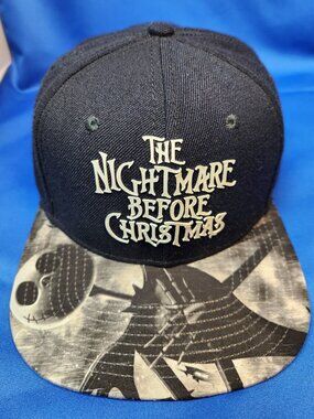Disney's Nightmare Before Christmas Hat Cap Snapback Jack Skellington Graphic